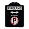 Signmission Fire Lane No Parking Heavy-Gauge Aluminum Architectural Sign, 24" x 18", BS-1824-24013 A-DES-BS-1824-24013 - alternate 1